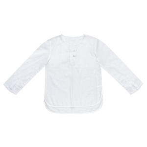 Chemise légère blanche été garçon  voile coton   Robinson, La Faute à Voltaire 1