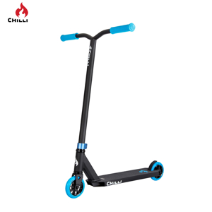 Trottinette freestyle chilli base bleu & noir, Micro 1