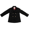 Manteau caban fille  velours noir  unisexe   Notting Hill, La Faute à Voltaire