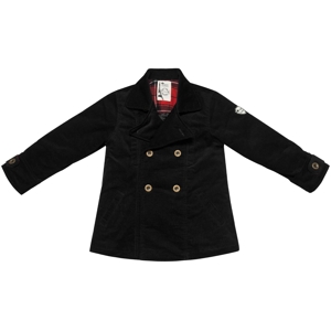 Manteau caban fille  velours noir  unisexe   Notting Hill, La Faute à Voltaire 1