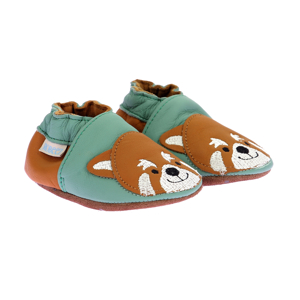 Chaussons cuir Robeez Gingerbear 1