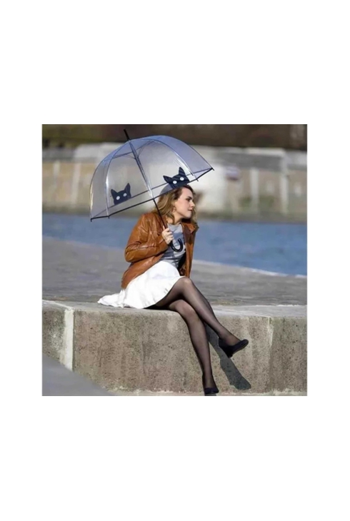 Parapluie transparent chat, SMATI