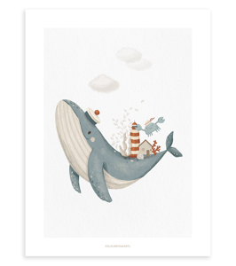 Affiche seule la baleine Lotan, Lilipinso 1