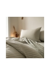 Housse de couette Percale de Coton Bio rayé 1 personne 3