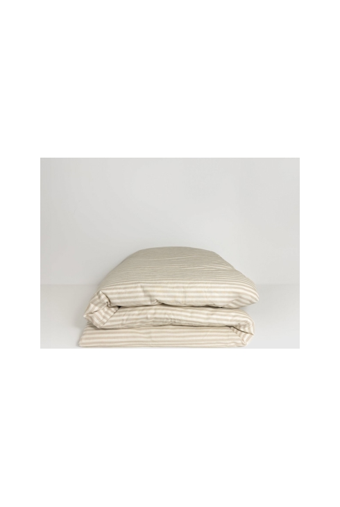 Housse de couette Percale de Coton Bio bébé rayé