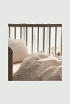 Housse de couette Percale de Coton Bio bébé rayé 3