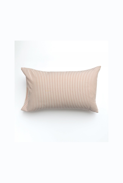 Taie d'oreiller Percale de Coton Bio rayé