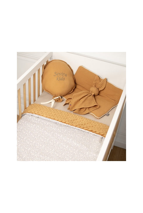 Couverture réversible en minky lior, Sevira Kids