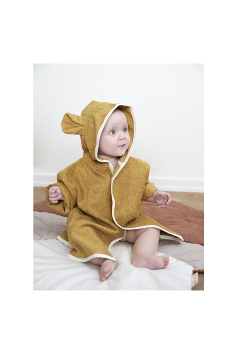 Poncho de bain Bear ocre, Fabelab