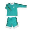 Ensemble enfant Anti-UV : Iguanodon Vert / Taille 4 ans