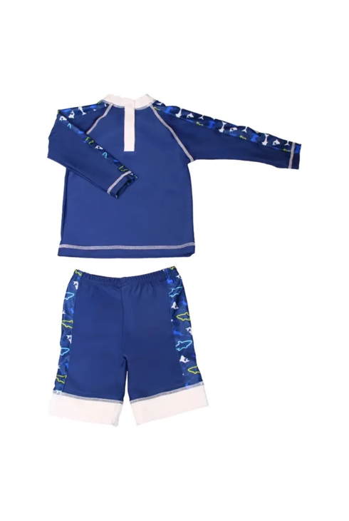 Ensemble enfant Anti-UV : Détente Marine / Taille 4 ans