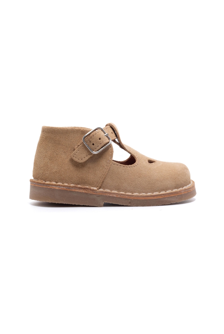 Chaussures premiers pas à boucle en cuir Boni Mini Hugues, Boni&Sidonie 1