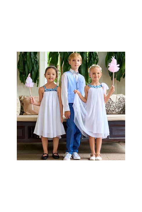 Noeud papillon enfant fleuri Costume Mariage, La Faute à Voltaire