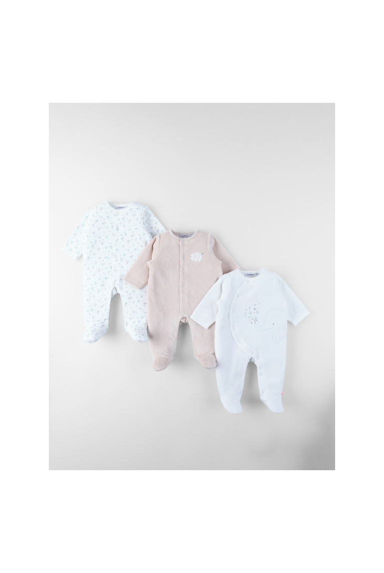 Lot De 3 Dors-bien En Velours, Noukie's 1