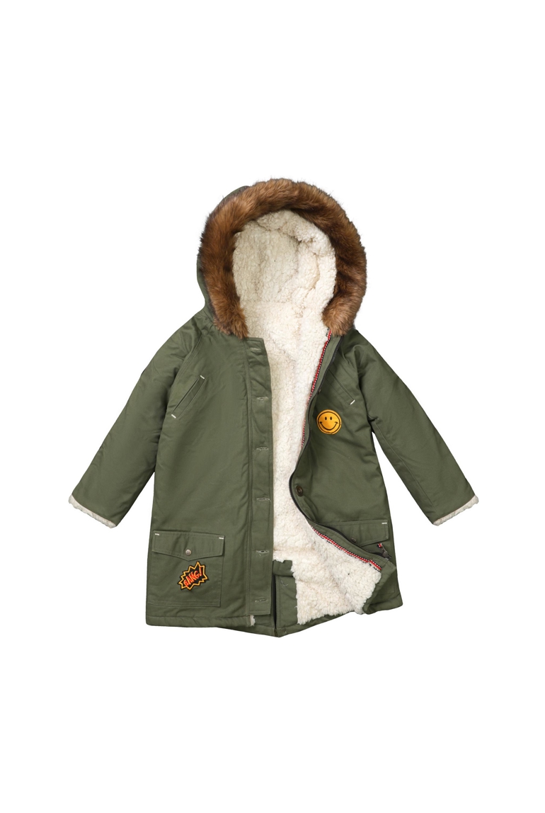 Parka longue à capuche Rock & Peace, La Faute à Voltaire 1
