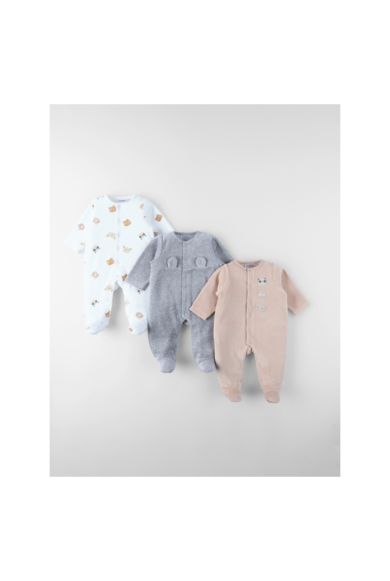 Lot De 3 Dors-bien En Velours, Noukie's 1