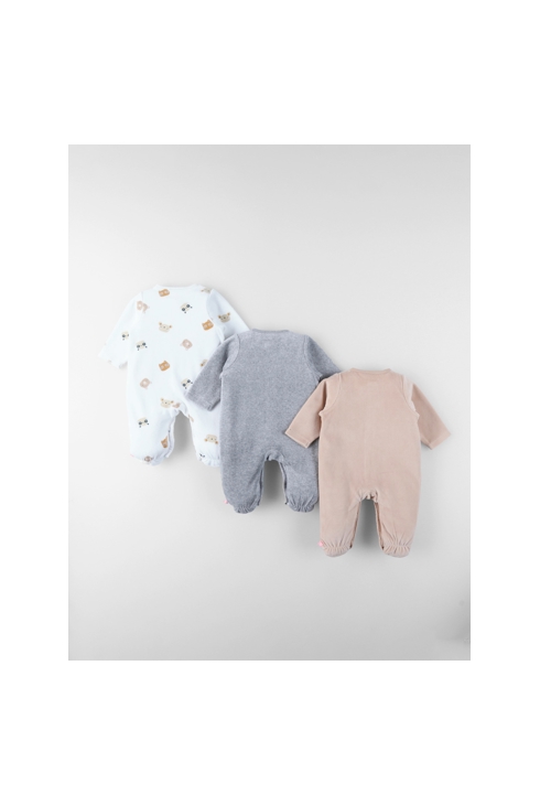 Lot De 3 Dors-bien En Velours, Noukie's