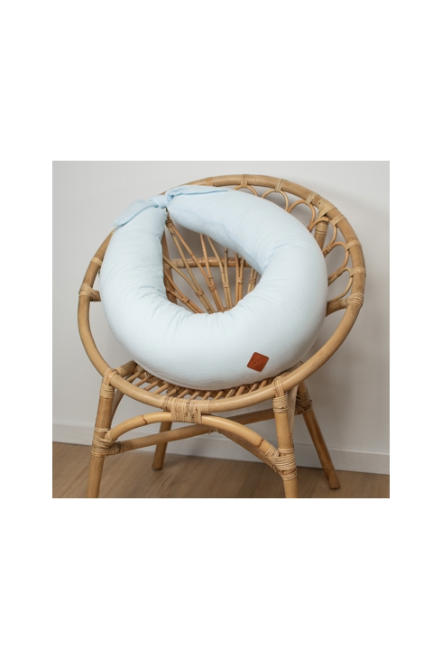 Coussin de maternité et d'allaitement + housse en gaze de coton, Sevira Kids