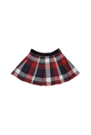 Ensemble hiver    Jupe écossaise Carreaux Tartan Bleu Marine & Sous-pull Beige, La Faute à Voltaire 4