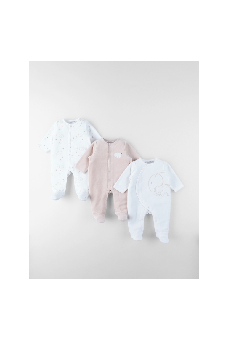 Lot De 3 Dors-bien En Velours, Noukie's 1