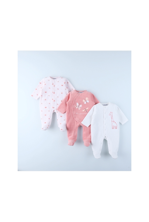 Lot De 3 Dors-bien En Velours, Noukie's