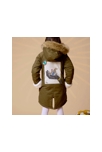 Parka kaki Rock & Peace, La Faute à Voltaire 2