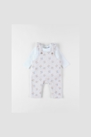 Ensemble Salopette + T-shirt, Coeurs, Noukie's 4