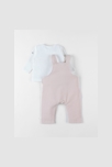 Ensemble Salopette + T-shirt, éléphant, Noukie's 3