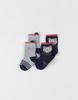 Set De 2 Paires De Chaussettes En Tricot, Noukie's