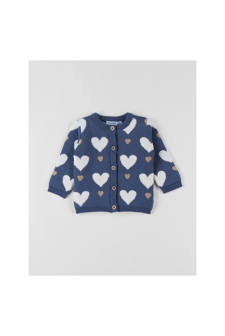 Cardigan En Tricot, Coeur, Noukie's 1