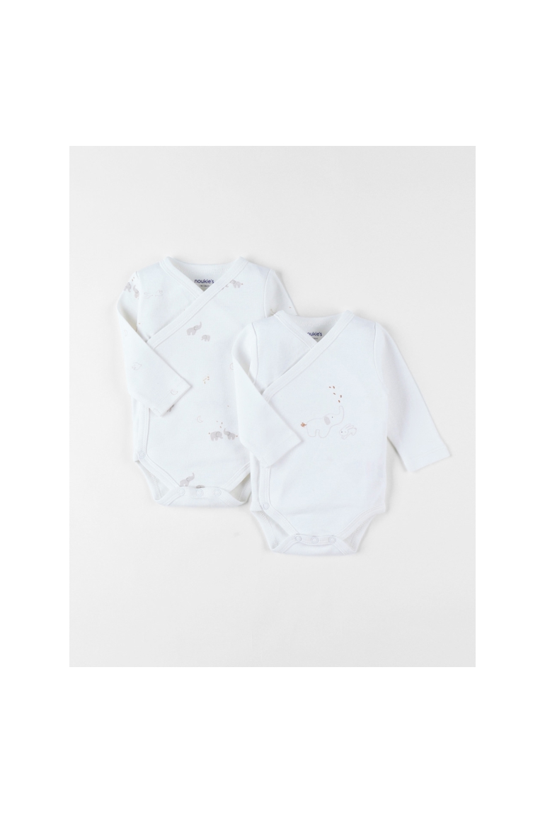 Lot 2 Bodys Croisés, Jersey Bio, Noukie's 1
