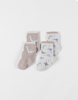 Set De 2 Paires De Chaussettes En Tricot, Noukie's