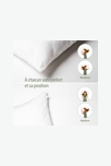 Oreiller  Hawi Enveloppe TENCEL et Coton Bio - Confort Medium 5