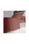 Housse de couette influence percale brique 2