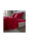 Housse de couette confort jersey coloris ruby 2