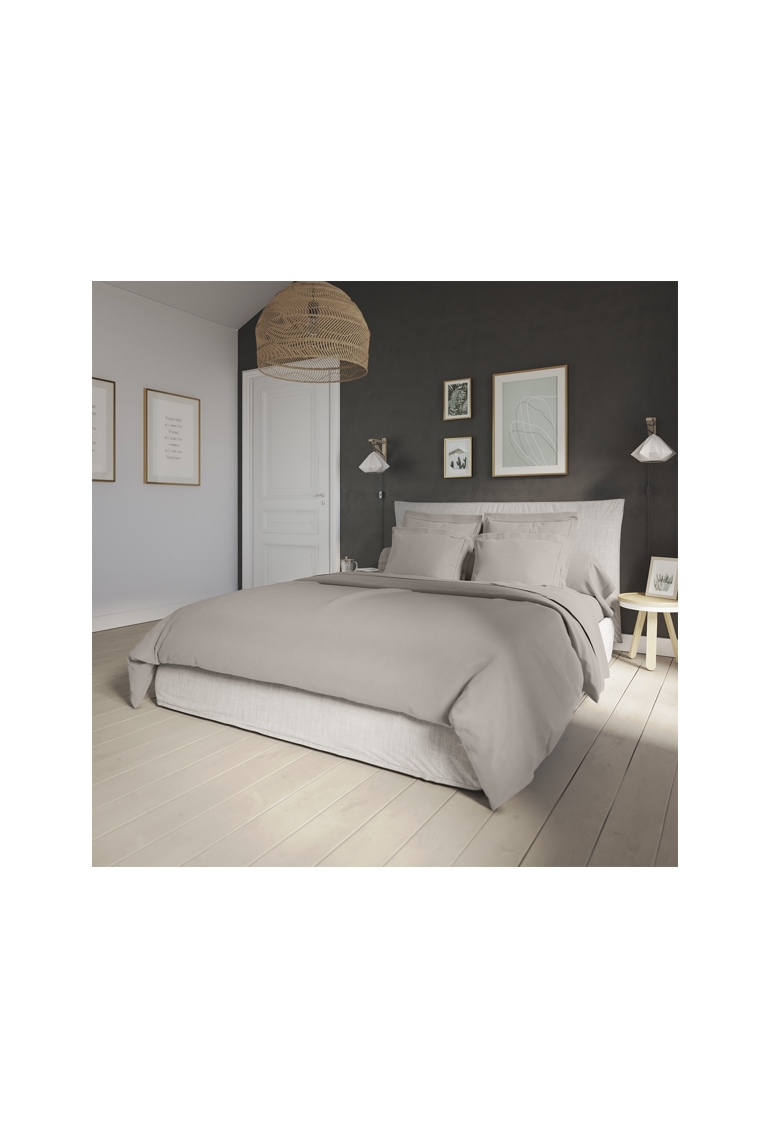 Housse de couette influence percale fumée 1