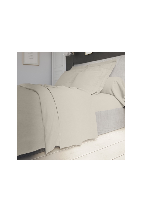 Housse de couette influence percale coquille