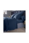 Housse de couette partition satin de coton coloris marine 2