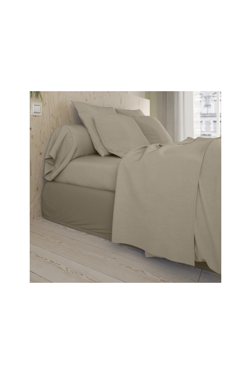 Housse de couette studio coton sable