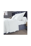 Housse de couette partition satin de coton coloris blanc 2