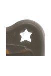 Sucette 3 m+ caoutchouc naturel Shitake Grey/orthodontique/étoile & lun 2