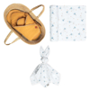 Set de maternité  lange et doudou, bleuet, Sevira Kids