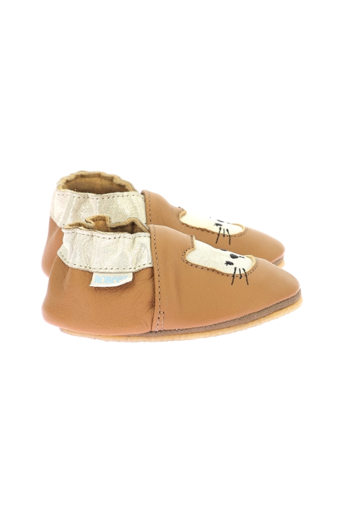 Chaussons cuir Robeez Wild Kitten Semelle Crepe
