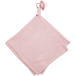 Doudou lange attache tétine en gaze de coton Jeanne, Sevira Kids 1