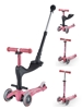 Trottinette évolutive mini 3en1 deluxe+ rose, Micro