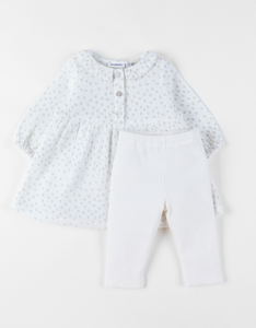 Set Robe Et Legging, Mousseline De Coton, Noukie's 1