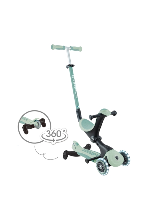 Trottinette évolutive GO-UP DELUXE LIGHTS ECO 360 - Vert Pistache