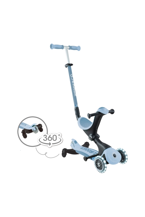 Trottinette évolutive GO-UP DELUXE LIGHTS ECO 360 - Bleu ciel