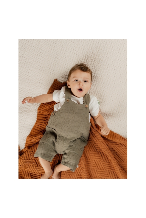 Ensemble Salopette Avec T-shirt, Coton, Noukie's