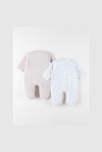Lot De 2 Pyjamas Bébé, Velours, Noukie's 4